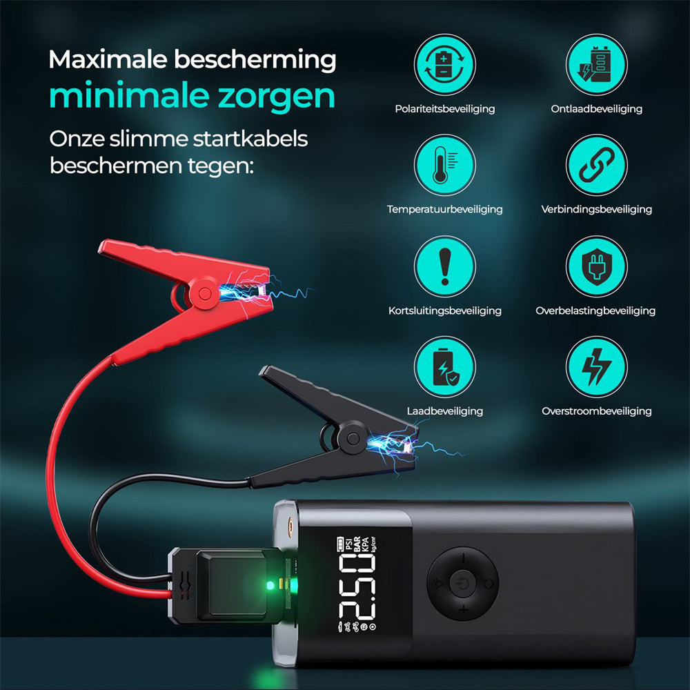 2-in-1 Jump Starter & Inflator