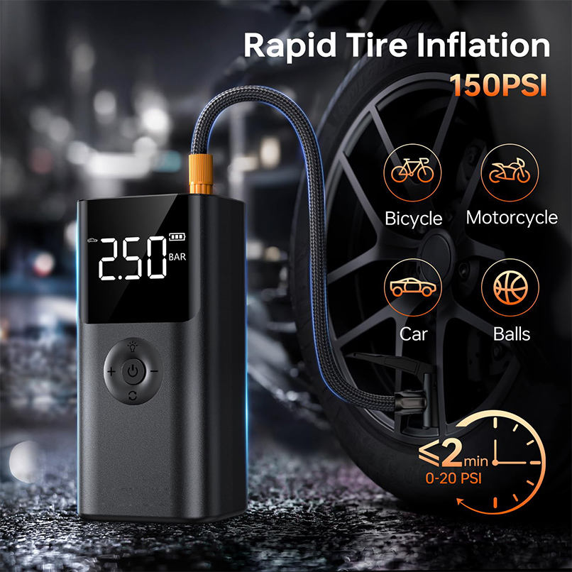 2-in-1 Jump Starter & Inflator