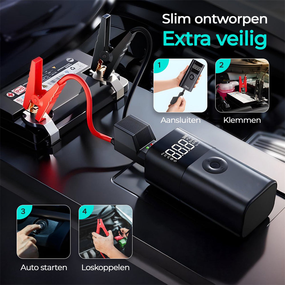 2-in-1 Jump Starter & Inflator