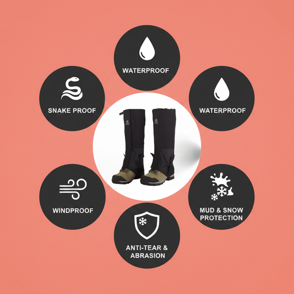 Gaiters Feature Infographic