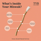 TYB Natural Miswak Toothbrush Stick — 100% Natural Oral Care 6