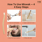 TYB Natural Miswak Toothbrush Stick — 100% Natural Oral Care 2