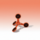 Thick Hunting Metal Target | Multi-Faceted Rotating Target 7